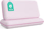 Memory Foam Pillows for Side, Back and Stomach Sleepers, Set of 2, Bed Pillow with Washable Cover and Breathable Mesh, Bed Pillow for Sleeping (Pink，King Size)