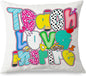 Teacher Appreciation Gifts Pillow Covers 18x18, Back to School Gifts for Teachers, Teacher Gifts First Dat of School, Teach Love Inspire Trendy Pillow Covers for Teachers