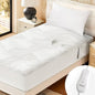 Electric Heated Mattress Pad Full Size Single Control Bed Warmer, Deep Pocket, Side Storage Pouch for Controller, Machine Washable, 3D Air Layer Fabric, 54"x75", Grey