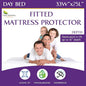 Day Bed (33"x75") Waterproof Mattress Protector - Fitted Sheet Style - Hypoallergenic Premium Quality Cover Protects Against Dust