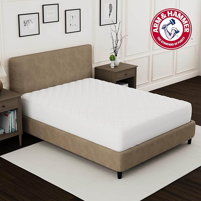 Arm & Hammer Supreme Loft Mattress Pad, Waterproof, King