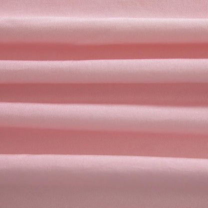 Pink Duvet Cover King, 100% Washed Microfiber 3-Piece Solid Color Casual Bedding Set for Men and Women, with Zipper Closure, Luxury Soft Relaxed Feel Natural Wrinkled Comfy