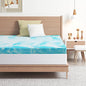 EGO Topper 4 Inch Twin Memory Foam Mattress Topper, Gel Foam Mattress Topper for Pressure Relief, Ventilated Design Bed Topper in a Box, CertiPUR-US Certified, 38"×75", Medium