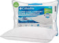 Columbia Comfort Ice Fiber Side Sleeper Down Alternative Bed Pillow with Polyester Fiberfill, Supportive Cooling Double Sided Breathable Cover (Back & Stomach Sleeper, King (Pack of 2))