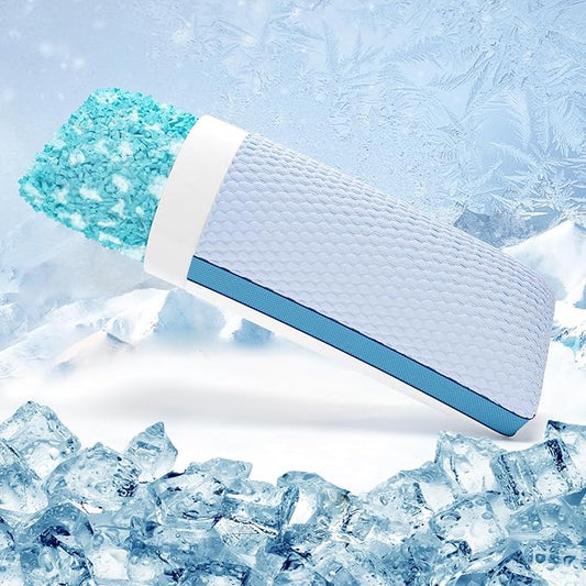 YZ HOME Cooling Body Pillow for Adults, Adjustable Extra Long Pillow for Bed, Shredded Memory Foam Full Body Pillows(20x54 Inch, Blue)