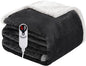 Electric Heated Blanket Full Size 72"x84", Soft Flannel with Overheat Protection, 6 Adjustable Heat Settings & 10-Hour Auto-Off Timer, Fast Heating for Winter Comfort, Dark Gray