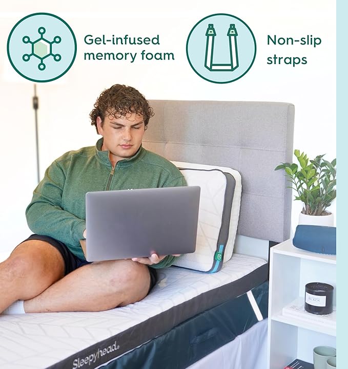 Sleepyhead Full XL 3 Inch Premium Mattress Topper – Gel Memory Foam Bed Topper – Cooling, Pressure Relief, Washable Cover, CertiPUR-US Certified, Premium Comfort Mattress Pad (Full XL 3")
