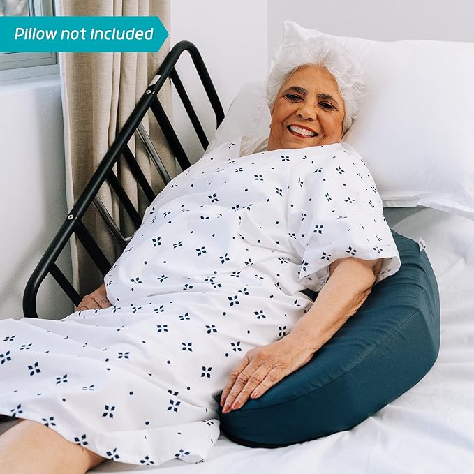 Lunderg Moisture Resistant Pillowcase Replacement for Bedsore Pillow Positioning Wedge - Premium Moisture Resistant Fabric - Pillow NOT Included