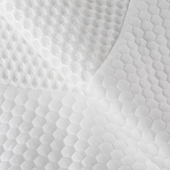 Elviros Cervical Memory Foam Pillowcase (No Filler) (White)