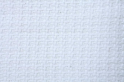 HILLFAIR 100% Combed Cotton Blanket– Queen Bed Blanket– Soft Cozy Warm Multipurpose Throws for Luxury Home Decor– 90 x 90 inch Queen Size Cotton Blankets for Beds- Bed Blankets for All Season- White