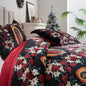 Petrichor Virgin Mary Guadalupe Velvet Flannel King Comforter Set-Luxury Fuzzy Heavy Bedding Set, 3 Pieces Plush Winter Bed Set with Comforter (90"x104") & 2 Pillow Shams(20"x36")