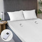 Sunbeam Electric Heated Mattress Pad Restful Quilted Extra-Cozy Fabric 12 Heat Settings 12-Hour Auto Shut-Off Deep Pocket Fit Machine Washable Queen 80" x 60"