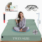 Ali King Grounding Sheets - Twin Size, Soft Cotton with Silver Fiber, 15'' Deep Pocket Earth Grounding Fitted Bed Sheets for Improved Sleep (Green, Twin 39''*75''*15'')