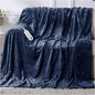 Heated Blanket Twin Size, Electric Blanket with 1-10 hrs Timer Auto-Off & 8 Heating Levels, Double-Layer Flannel Heating Blanket with ETL Certification Machine Washable (62”x 84”, Navy Blue)
