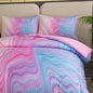 Bodhi Pink Comforter Set, Girls Bed in A Bag, Tie Dye Kids Bedding Set, 5 PCS (1 Comforter, 1 Flat Sheet, 1 Fitted Sheet, 2 Pillowcases)