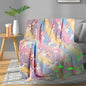 Unicorn Glow in The Dark Blanket for Girls/Kids, Soft Fleece Throw 40"x60" - Age 3-12