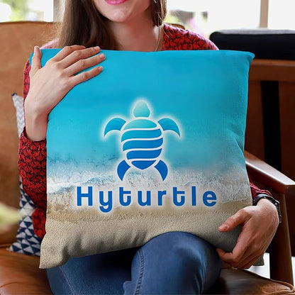 Hyturtle Personalized Book Lover Throw Pillow (Insert Included) Gifts for Girl Women Book Club on Birthday Valentines Day - Books & Dogs Custom Name Sofa Decoration Couch Cushion Home Decor Pillow
