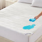 Queen Size Waterproof Mattress Protector, 40% Rayon Derived from Bamboo Cooling Mattress Pad Cover, 3D Air Fabric Breathable Mattress Pad Fitted with Deep Pocket 6"- 15" Machine Washable