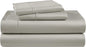 LANE LINEN 100% Egyptian Cotton Full Bed Sheets, Sustainably Produced Luxury Hotel Like Thick Full Size Sheets Set, Naturally Temperature Regulating Machine Washable Cotton Sheets - Silver
