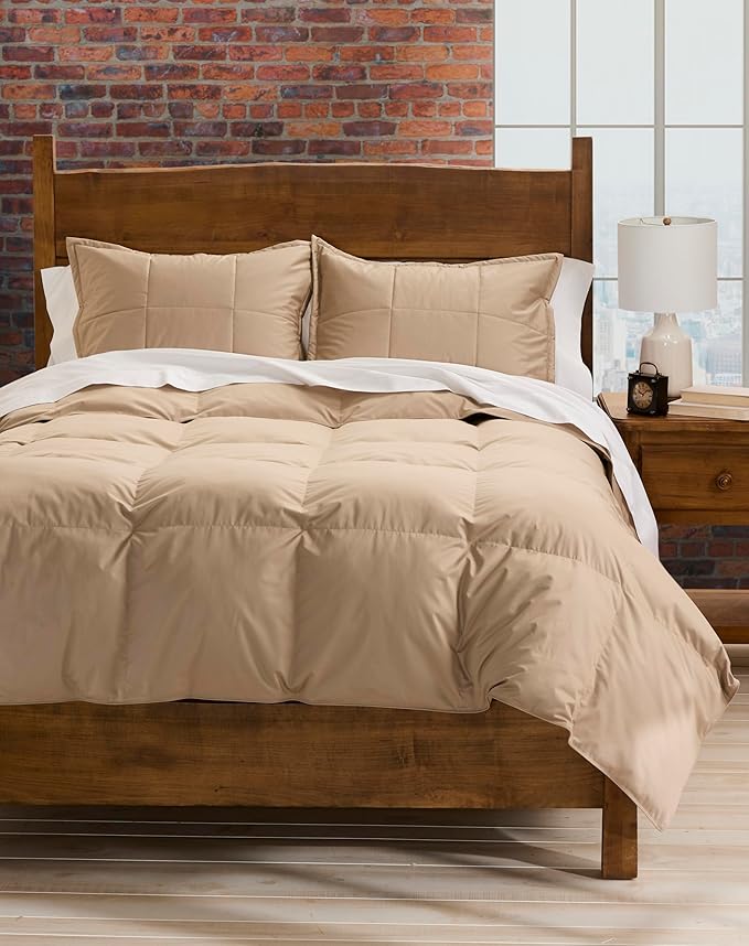 Cuddledown Chroma Comforter Sham | Soft, Lightweight | Oeko-TEX Standard 100 | Standard | 21" x 27" | Twig