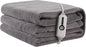 Electric Heated Blanket 72"x84" Full Size, Soft Coral Fleece with 4 Heating Levels and 10 Hours Auto-Off, Machine Washable, Cozy Plush Fabric for Home, Light Gray
