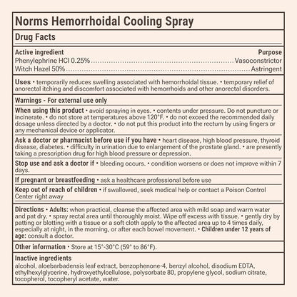 Norms The Full Hemorrhoid Treatment Bundle Medicated Wipes, Touch-Free Spray, and 5% Lidocaine Cream to Relieve Painful Itching, Burning & Swelling – Complete Hemorrhoid Care System