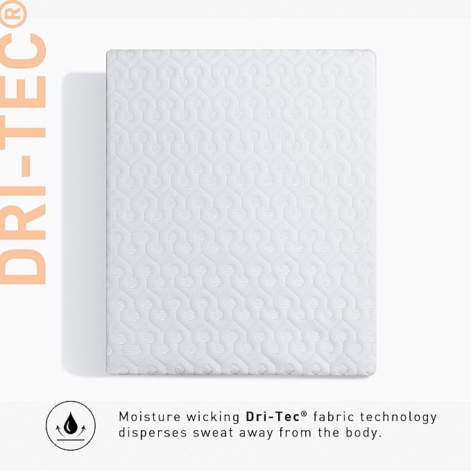 Bedgear Queen Dri-Tec Mattress Protector – Waterproof, Breathable, Washable, Adjustable Base Compatible – Deep Pocket Fitted Pad Fits 18” Mattress – White