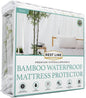 Full Size | Waterproof Mattress Protector | Hypoallergenic, Cooling Mattress Pad Cover, Fitted Sheet Style up to 18" Deep | 100% Viscose from Bamboo | by Rest Line Premium Bedding