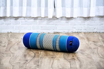 Leewadee Small Yoga Bolster – Shape-Retaining Cervical Neck Roll, Tube Pillow for Comfortable Reading, Kapok Filling, 22 x 6 x 6 inches