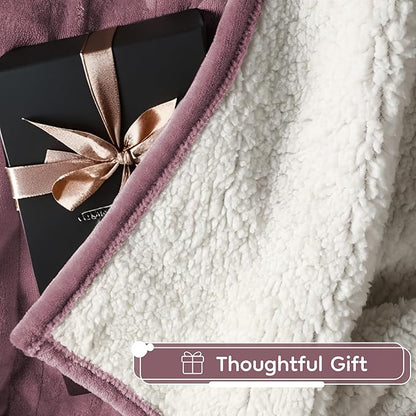 Electric Heated Blanket Queen Size - 84"x90", Soft Flannel Heating Blanket, 10 Heating Levels, 1-12 H Auto Shut Off, Dual Controllers, Breathable Warm and Washable for Bed, Purple