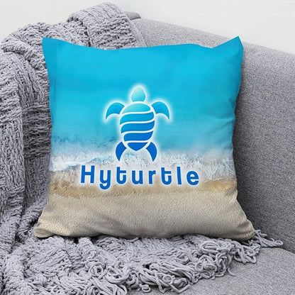 Hyturtle Personalized Book Throw Pillow (Insert Included) Gifts for Girl Book Lover Reading Club Librarian on Birthday Valentines - Funny Book Lover Gifts - Custom Name Couch Cushion Decor Pillow
