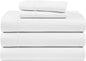LANE LINEN 100% Egyptian Cotton Split King Bed Sheets for Adjustable Beds Soft & Comfy Luxury Hotel Style Thick Split King Sheet Set, Fully Elasticized Reinforsed Seams White Sheets