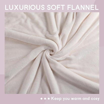 Heated Blanket Electric Blanket Full Size 72''x84'', Soft Flannel Heating Blanket with 1-10 Hour Auto Off - 6 Heat Settings - Machine Washable - White