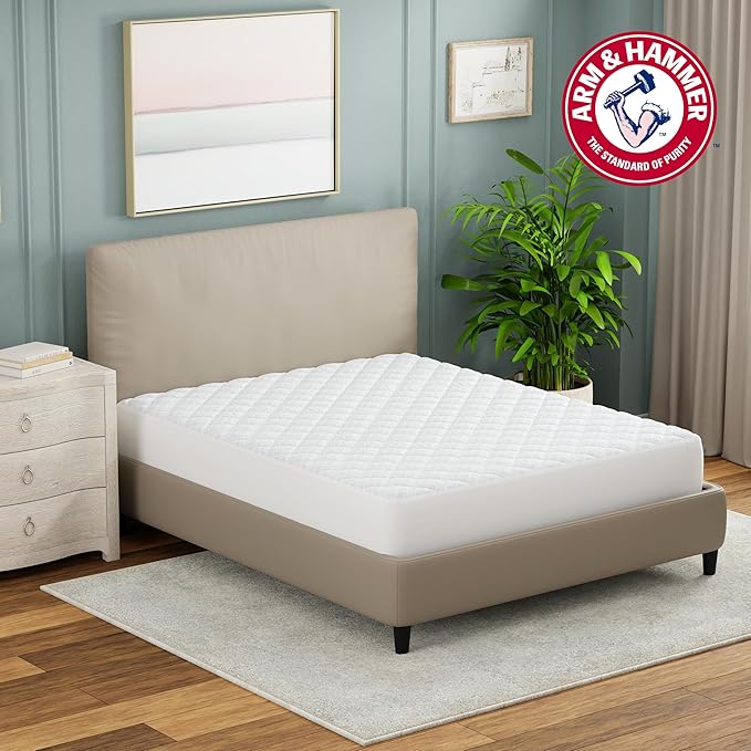 Arm & Hammer Cooling Comfort Mattress Pad, Waterproof, King