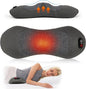 3 in 1 Rechargeable Back Massager with Heat, Height Adjustable for Bed and Chair, Electric Lumbar Support Pillow Back Massager, Relieves Deep Tissue Pain, Lumbar Wedge Cushion