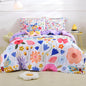 Mooreeke Twin Size Comforter Sets for Girls Kids, 6 Pieces Bed in a Bag Purple Floral Butterfly Bedding Comforter Sheet Set with Shams and Decorative Toy Pillow, Ultral Soft Microfiber Kids Bed Set
