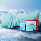 Ice Cooling Body Pillowcase for Hot Sleepers, Stay Cool All Night, Silky Touch Long Body Pillow Cases with Invisible Zipper, Soft Breathable Body Pillow Cover, Gift for Men Women - 20"x54", Mint Blue