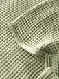 Premium Waffle Blanket California King Size Sage Green - 100% Turkish Cotton, Light and Airy Waffle Weave All-Season Quilt - Luxury Decorative Bedspread (Sage Green, 95" x 126" Inch)