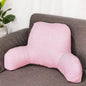 Bohemian Printed Reading Pillow with Support Arms Soft Bed Rest Pillows Back Support Cushion for Kids Reading Watching TV Sitting Up in Bed (23"×16"×10",Pink)