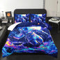 Kids Dark Blue Astronaut Comforter Set Queen Size for Boys，Outer Space Themed Queen Size Bedding Set，with 1 Comforter with 2 Pillow Case，Astronaut Themde Bedroom Decor for Boys Kids