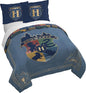 Jay Franco Duvet Cover Set – 3 Piece Comforter Cover and Sham Set, Super Soft Cozy Kids Bedding (Insert Not Included) Blue - Harry Potter, Full