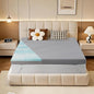 Vipbear Full Size 3 Inch Mattress Topper, Cooling Gel Memory Foam with Bamboo Fiber Cover, Medium Firm Spine Support