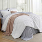 Bedsure Full Comforter Set - 7 Pieces Reversible White and Grey Bedding, Full Bed Set for All Seasons, Bed in a Bag with Down Alternative Comforter, Grey Sheets, Pillowcases & Shams