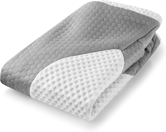 Elviros Cervical Memory Foam Pillowcase(Grey)