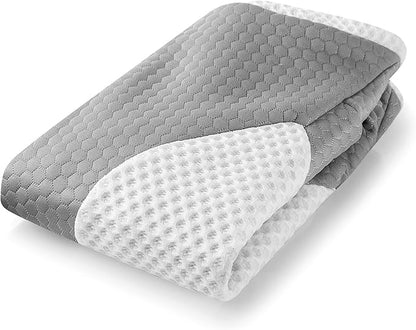 Elviros Cervical Memory Foam Pillowcase(Grey)