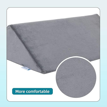 Fanwer Bed Wedges & Body Positioners for Elderly (3 in 1),40 Degree Triangle Wedges for Bed Positioning,Triangle Pillow for After Surgery, Wedges for Bedsores,Wedge Pillow for Positioning