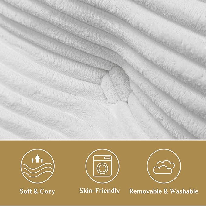 Headboard Wedge Pillow, Large Triangular Reading Pillow for Bed, Backrest Support Bolster for Sitting Up, Long Bed Rest Pillow with Removable Cover