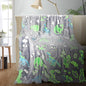 Glow in the Dark Dinosaur Kids Blanket - Soft Fleece Throw, 50"x60" - Boys & Toddlers, Birthday Gift