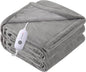 Electric Heated Blanket Full Size 50"x60", Ultra-Soft Heating Blanket with 5 Heat Levels & 10-Hour Auto Off, Fast Heating for Winter Comfort, Grey