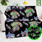 BORORO Glow in The Dark Truck Dinosaur & Shark Blanket - Excavator Construction Car Gifts for Boys Age 3-12, Soft Fleece Luminous Tractor Throw Blanket for Kids Room Decor 50"×60"